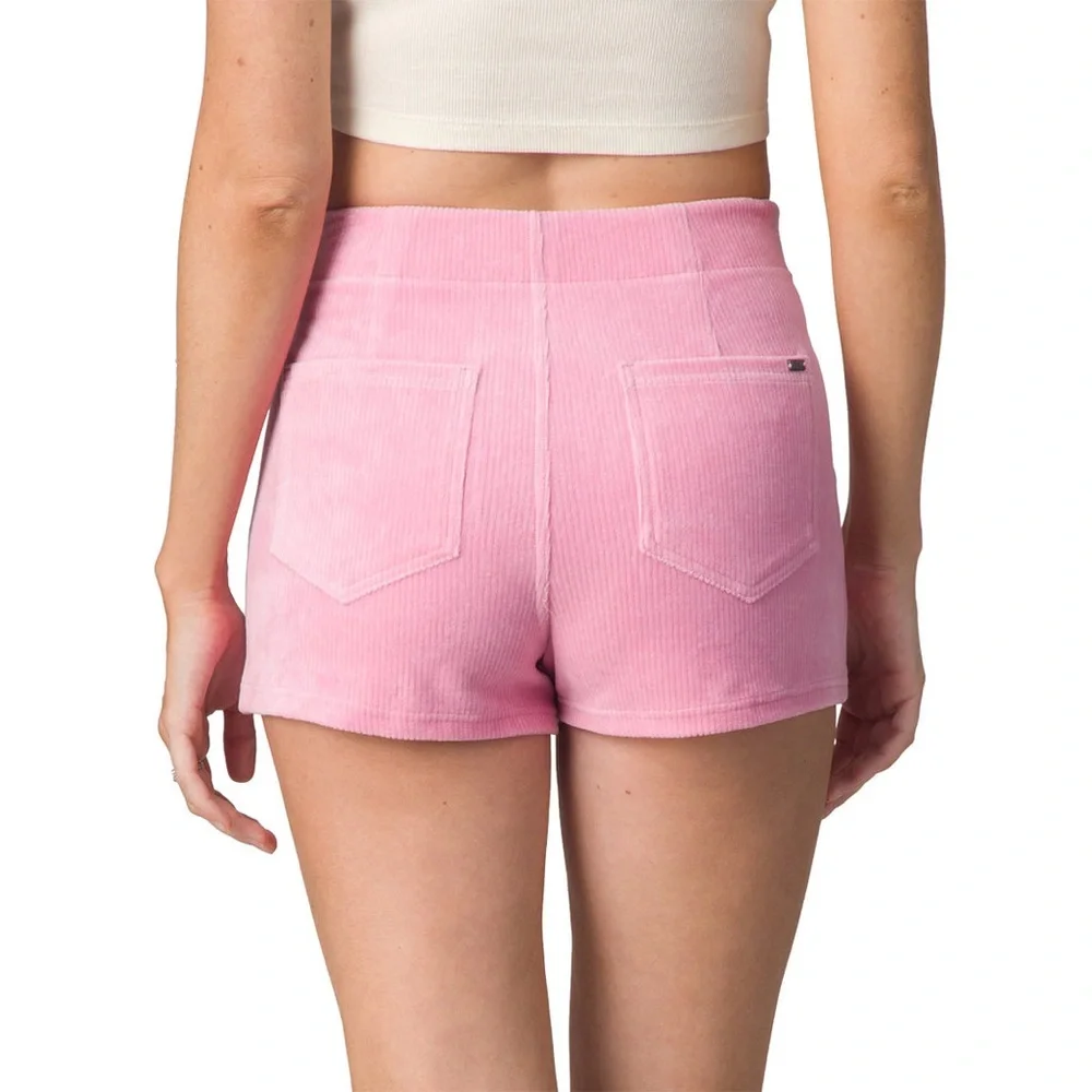 Reef Pink Corduroy Shorts - Picture 2 of 5